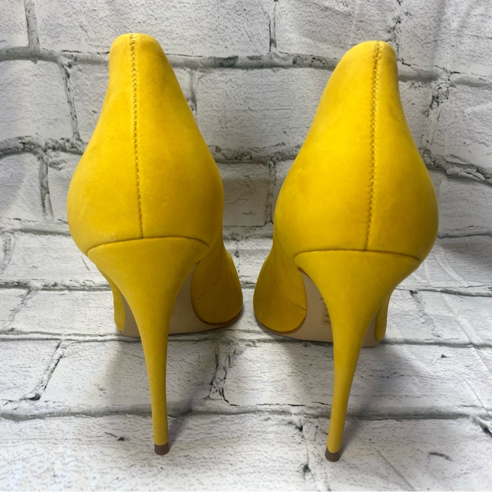 Aldo Yellow Pointed-Toe Stiletto Pumps - Picture 6 of 16